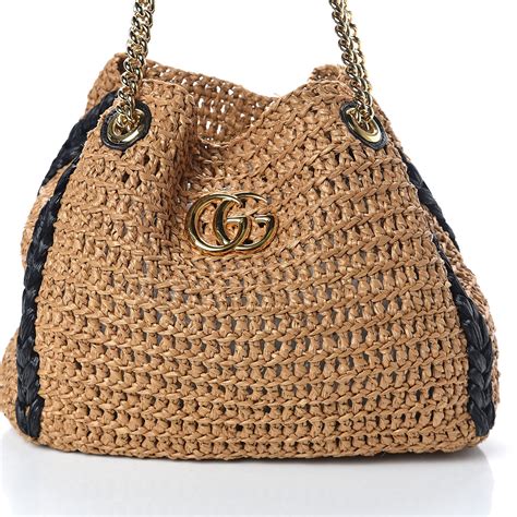 Gucci handbags raffia